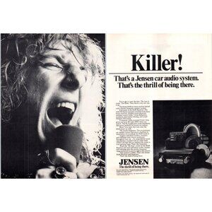 1979 Jensen R430 The Killer Car Stereo 2 Page Audiophile Man Can Wall Art